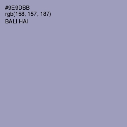 #9E9DBB - Bali Hai Color Image